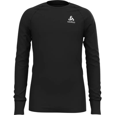 Odlo Active Warm Lange Mouwen Thermoshirt Kinderen - Zwart - Maat 164
