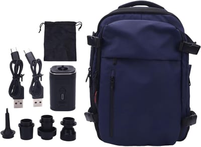 Compressie Rugzak - Reisrugzak Opslag - Efficiënt Inpakken - Vacuüm Compressie Technologie - 36 tot 55 Liter - Blauw
