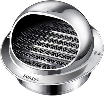 Kanaalrooster - Ventilatierooster Uitlaatkap - Luchtstroom Optimaliseren - Verdikt Roestvrij Staal - 12 x 16 inch - Zilver