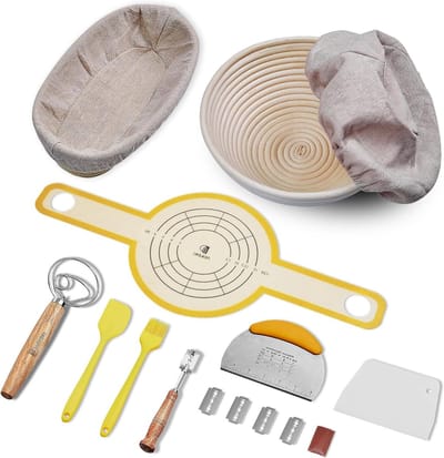 Zuurdesem Brood Bakset - Brood Bakgerei - Brood Bakken - Complete Set - 255 cm & 225 cm - Niet gespecificeerd