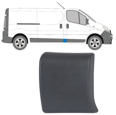 Sierlijst voor stijl voor Renault Trafic 2001-2014 / Rechts