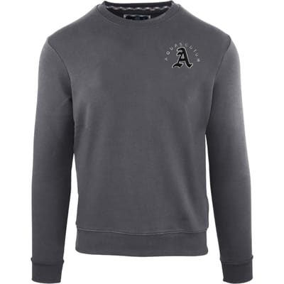 Aquascutum Heren Sweatshirt Ronde Hals (Antraciet)