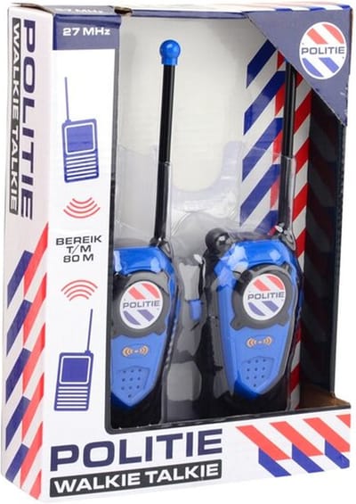 Retailtrade Politie Walkie Talkie - EU Geschikt - 80 M - 27 MHz