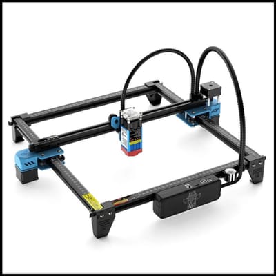 Laser Graveermachine - TTS-55 Pro Lasergraveerder - 80W Lasergraveer- en Snijmachine met Wifi & Offline Controle - 5.5W/10W Precisie Diodelaser - Snijdt Hout, Acryl en Roestvrij Staal - Verstelbare Focus - Compact Ontwerp - Thuis en Professioneel