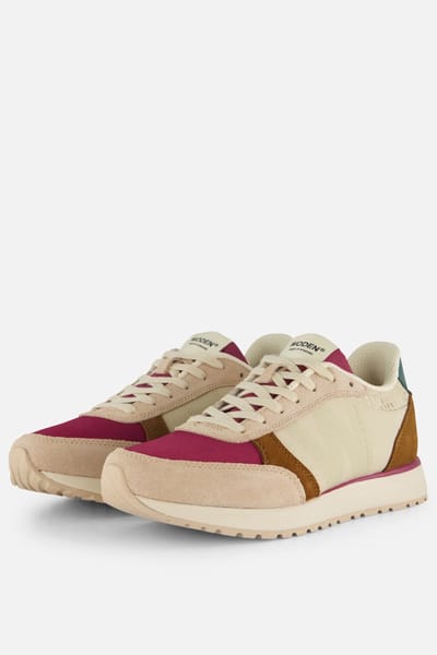 Woden Woden Ronja Sneakers rood Textiel