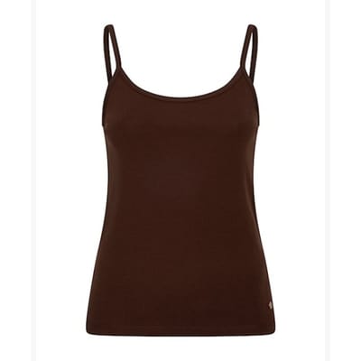Red Button Singlet srb5140 espresso