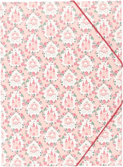Kangaro elastomap B'LOG PRINCESS - formaat A4 folio - met elastiek en 3 flappen