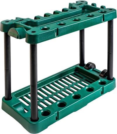 UPP Gereedschapshouder Met Wielen - Tot 10 Gereedschappen - 36 x 76 x 58.5 cm - Groen
