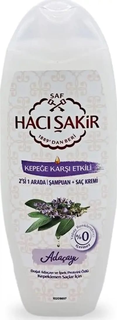 Romana Products - Haci Sakir Shampoo 500ml - Verzorgende Haarreiniging - Saliekruiden