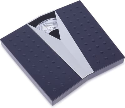 Personenweegschaal Zwart Mechanische 120 kg - Badkamer Weegschaal - Personen - Personenweegschaal