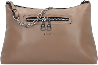 REPLAY Schoudertas Shoulder Bag Dirty Pale Beige Lichtbruin