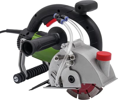 Sleufmachine - Muurfrees Groeffrees - Sleuven Frezen - Krachtige Koper Motor - 50mm Breed 37mm Diep - Zwart Groen