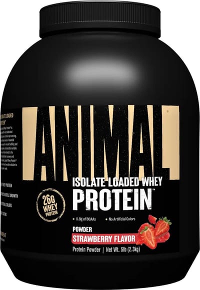 Animal Whey - 2300 g - Aardbei