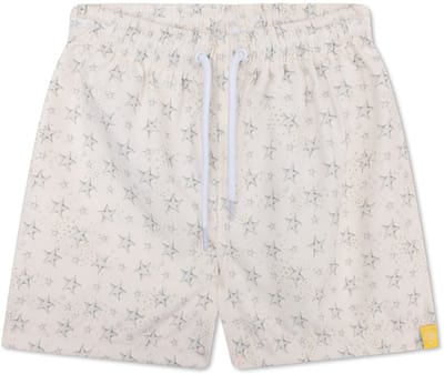 Swim Essentials - Zwembroek Jongens 2-6 maanden - 62/68 - Wit - Sterrenprint - Zwemshort - Baby