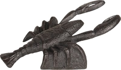 Clayre & Eef Laarzenknecht 25x5x15 cm Zwart Ijzer