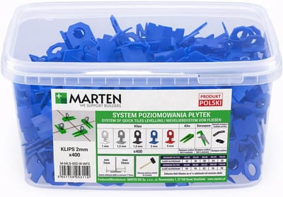 Tegel Levelling Systeem - Tegel Spacers Clips - Vlakke Tegels Leggen - Herbruikbare Wiggen - 400 Stuks 2mm