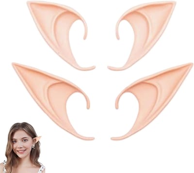Elf oren voor volwassenen en kinderen, latex elf oren, kostuumaccessoire voor fantasy outfits, feestartikelen en cosplay