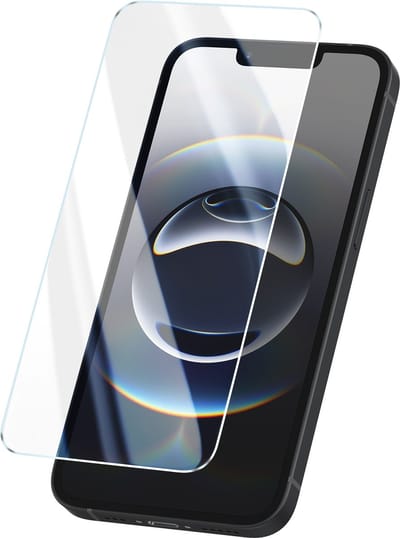 Zanae, Screenprotector Gehard Glas Geschikt voor Apple iPhone 16e Afgerond 2.5D met Kit, Transparant