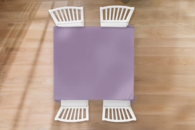 Tafelkleed - Tafellaken - 100x100 cm - Interieur - Paars - Kleuren - Paarse - Kleur - Effen - Binnen en Buiten