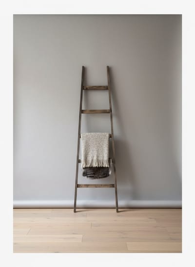 Houten decoratieladder