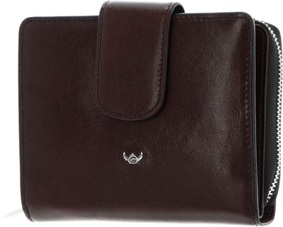 Golden Head Leren portemonnee Colorado RFID Protect RV-Börse 3331 Bordeaux wijnrood