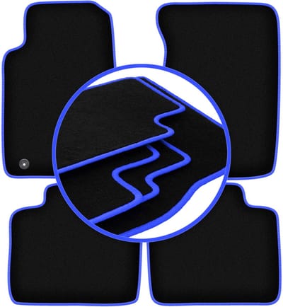 CARLUX-BLUE automatten voor: Opel Omega A sedan, stationwagen (1986-1994)