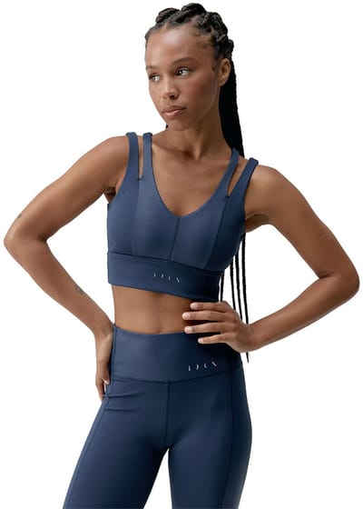 Born Living Yoga Maan Sporttop Met Medium-hoge Ondersteuning Blauw XS Vrouw
