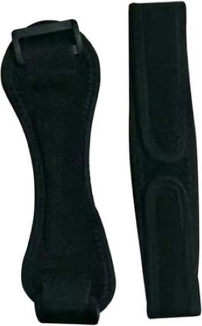 New Age Devi - Patellabrace - Past links en rechts - Unisex - Zwart - Verstelbaar - One size - Voor optimale ondersteuning