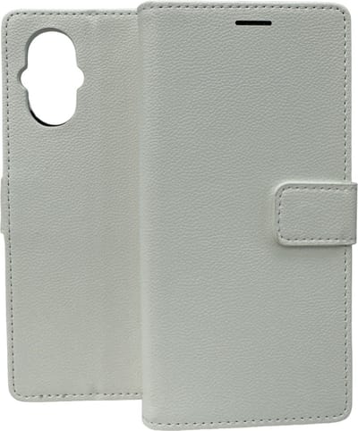 Portemonnee Book case Hoesje Geschikt voor: Oppo Reno 8 Lite - Wit