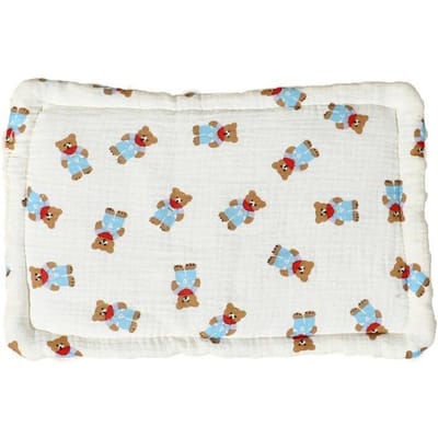 Sieste pour Nouveau-né Absorption de la Sueur Coton Respirant Bébé 0-6 Mois Oreiller Universel