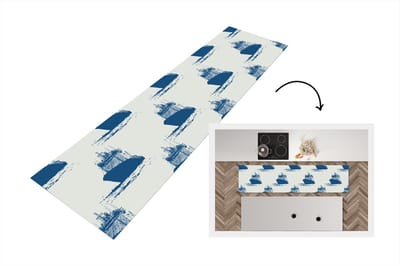 Keukenloper - Loper keuken - Patronen - Water - Boot - 200x50 cm - Keukenloper vinyl