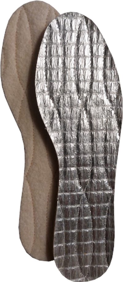 Bama Alu-Therm Inlegzool - Winter Inlegzool met Wol en Aluminiumfolie - Tegen koude voeten - Isolerend - Maat 36