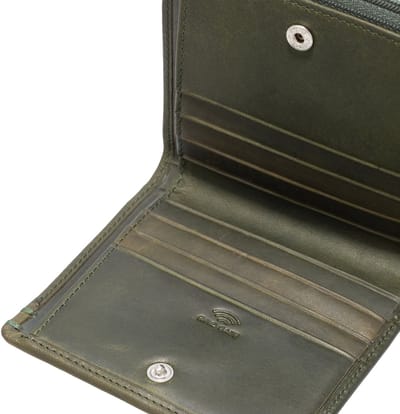 Maître Portemonnee Birkenfeld Alberta Purse Lightgreen Donkergroen