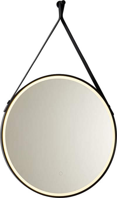 QAZQA pien - Moderne LED Dimbare Spiegel verlichting met Dimmer voor binnen voor badkamer - 1 lichts - D 3.8 cm - Zwart -