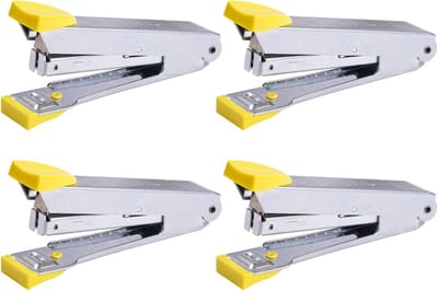 Nietmachine Pak - Kantoor Benodigdheden - Papier Verenigen - Volledig Metaal - 20 Vel Capaciteit - Geel