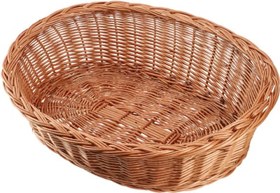 KADAX Wilgentenen Honden- en kattenligstoel, huisdierbed in natuurlijke kleur, hondenbed, kattenmand, ligstoel voor dieren, dierenbed, hondenslaapplaats, rustmand (11x50x38cm)