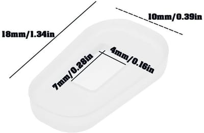 - Siliconen Neus Pads - Verbeterd Comfort - 10 Paar - Ondersteuning - Voor Brillen - Ideaal voor dagelijks gebruik - Transparant