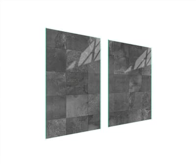 TMK ArtDeko - Snijplank - 65x52 cm - Glas - Grijs