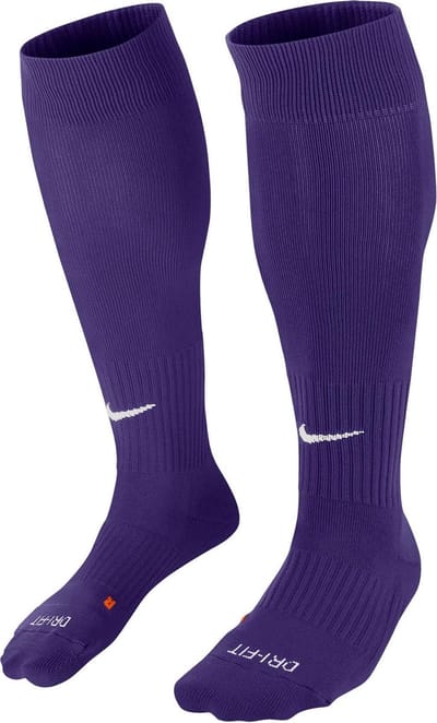 Nike Classic II Cushion Voetbalsokken Sportsokken - Maat 31-35 - Unisex - paars/wit