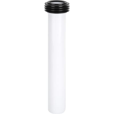 Réservoir d'eau de toilette dissimulé blanc, tuyau de chasse d'eau droit, tube de chasse d'eau allongé, accessoire de toilette