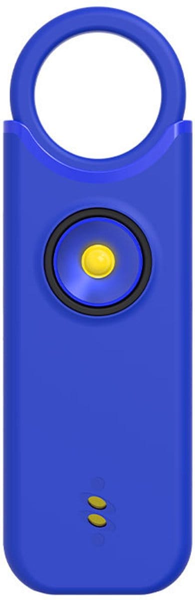 Persoonlijk Alarm - Persoonlijk alarm zelfverdediging - Alarm sleutelhanger - 135dB zelfverdedigingssirene voor vrouwen met - Sleutelhanger met LED - persoonlijke bescherming onderweg en thuis - Alarm voor kinderen, vrouwen en ouderen (blauw)
