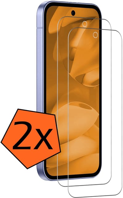 Screenprotector - 2 Stuks - Geschikt voor Google Pixel 9a - Extra Sterk - Gehard Glas - Beschermglas - Tempered Glass - Screen Protector