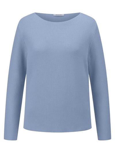 Trui boothals Van Peter Hahn blauw