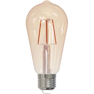 Eglo Ledfilamentlamp Edison - Amber - D6,4cm - Warm Wit - E27 - 4w - 3 Stuks