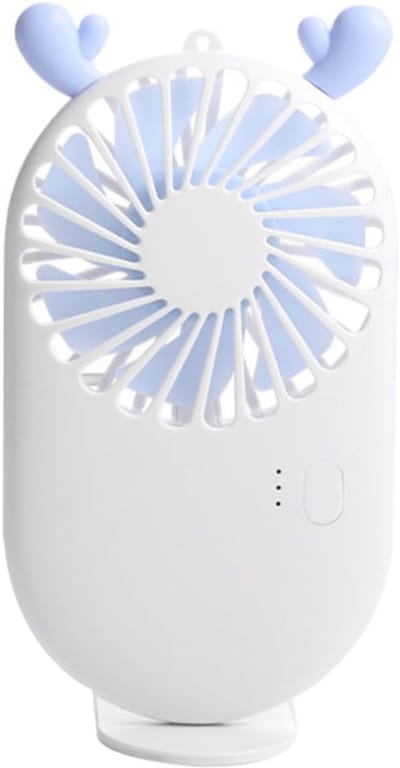 VHV - Bureauventilator - USB tafelventilator - USB oplaadbaar - stil - voor bureau, kantoor, slaapkamer, keuken