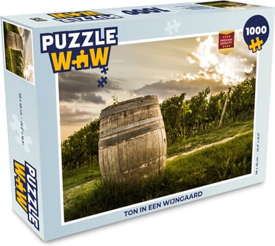 Puzzel Ton in een wijngaard - Legpuzzel - Puzzel 1000 stukjes volwassenen