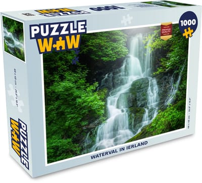 Puzzel Waterval in Ierland - Legpuzzel - Puzzel 1000 stukjes volwassenen