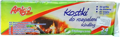 Ecologische Aanmaakblokjes | 24 stuks | Voor BBQ en Houtkachel | Aanmaakblokjes Open Haard | Duurzame productie