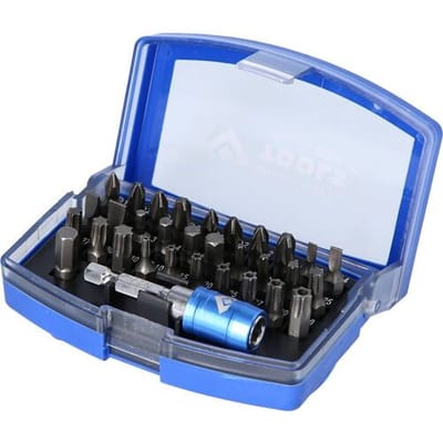 BRILLIANT TOOLS 32-delige Schroevendraaierbitset 1/4 staal
