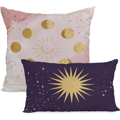 Set van 2 kussenhoezen Ultraviolet | Happy Friday